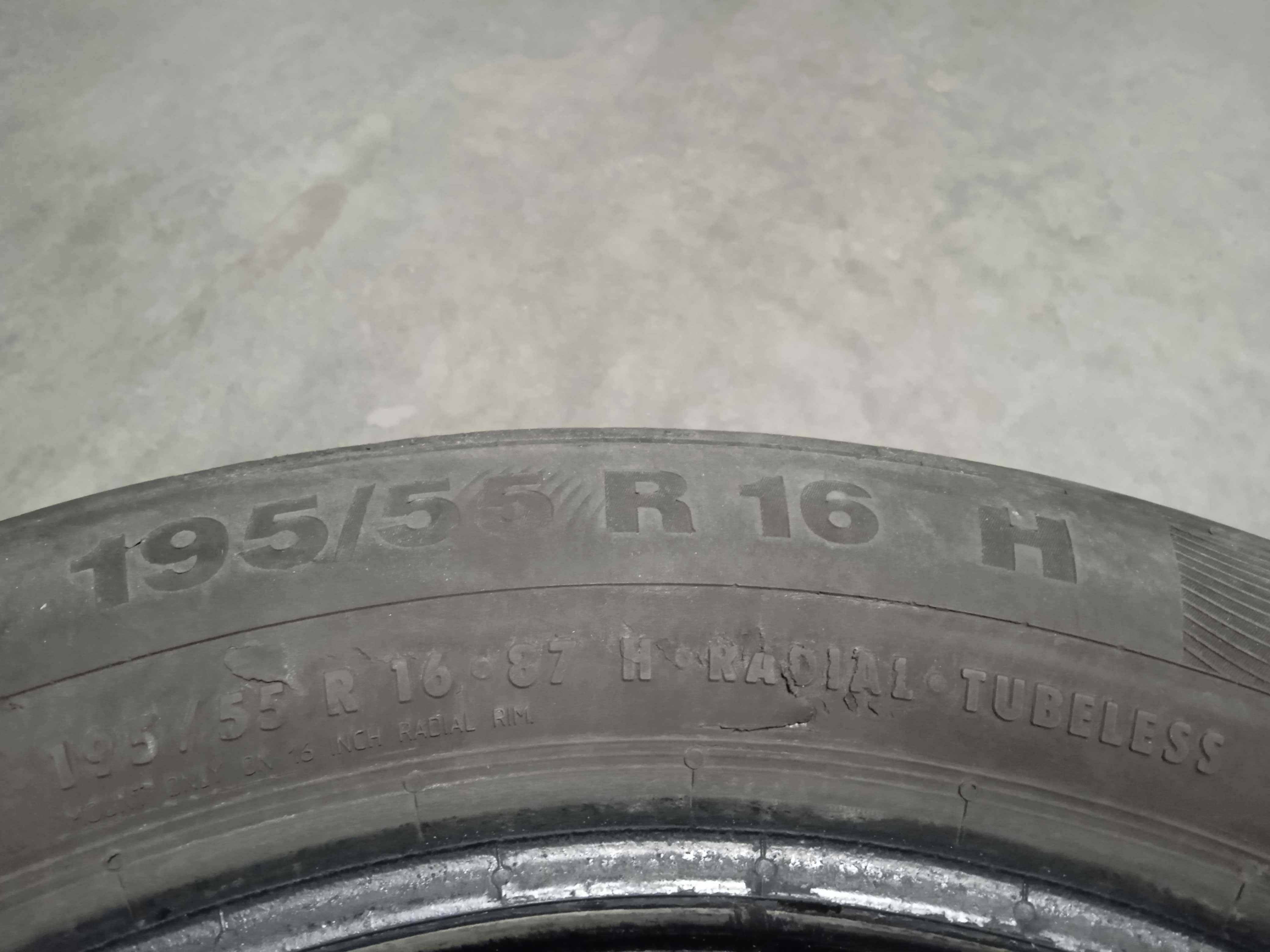 2 opony letnie Continental 195/55 R16 H