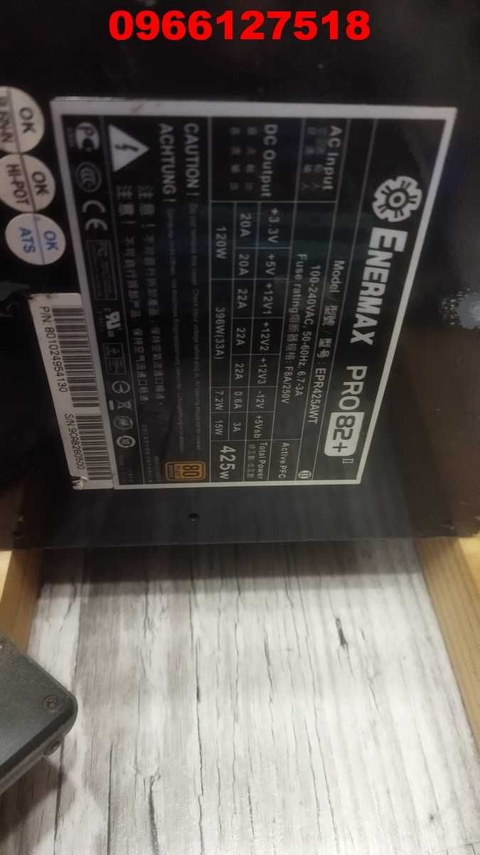 Блок живлення Enermax Pro82 + EPR425AWT чистих 425wt Якість!