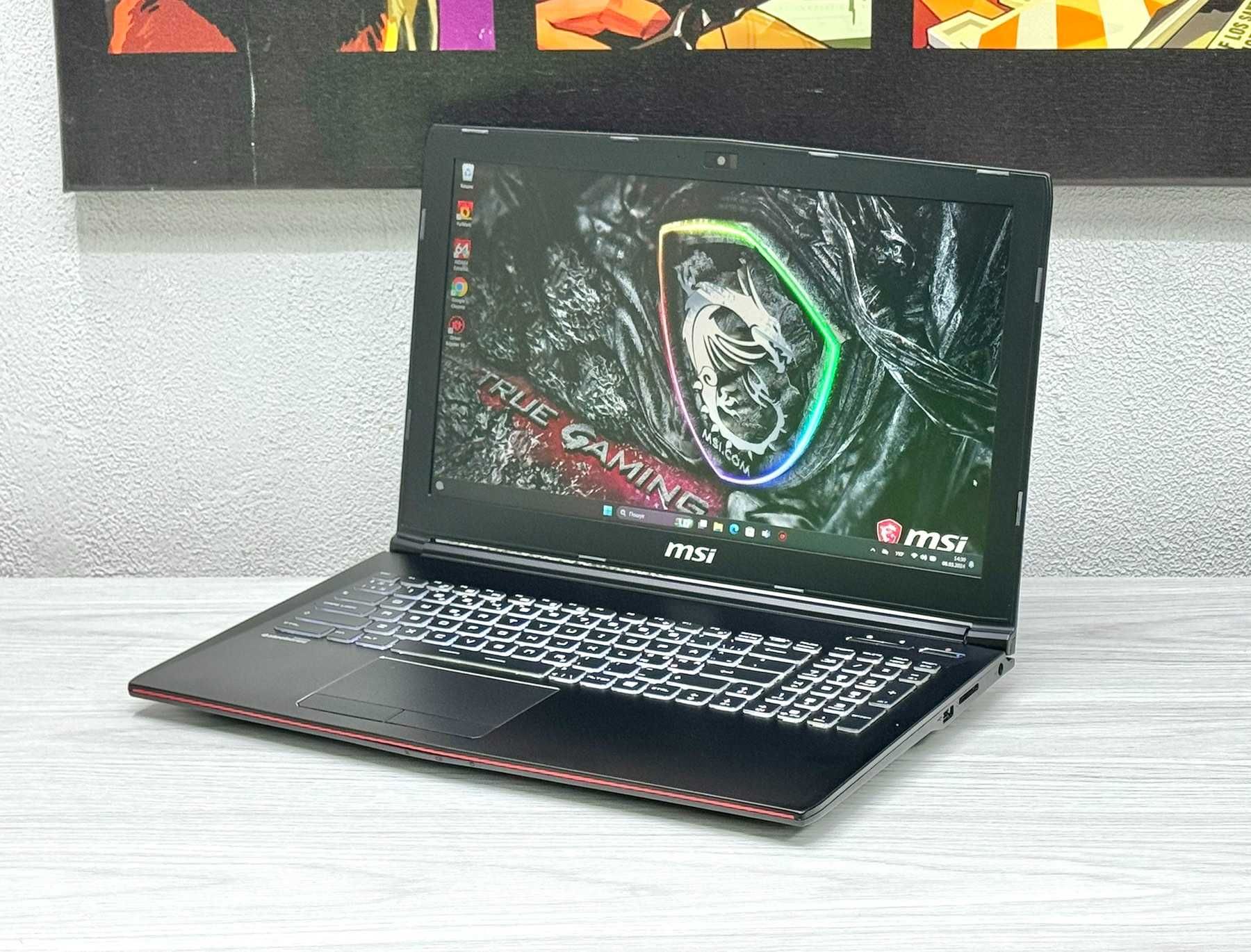 • ВСТИГНИ!!! Ігровий ноутбук MSI MEGABOOK GP62 (Core i7 + GTX1060) •