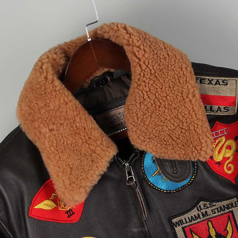 Kurtka Zimowa Męska Pilotka Tom Cruise Top Gun Bombera Pilotka