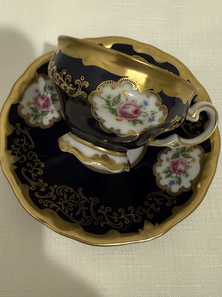 Kolekcjonerska filiżanka porcelana Weimar