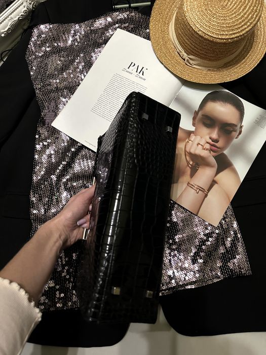 Стильний вечірній клатч з ручками