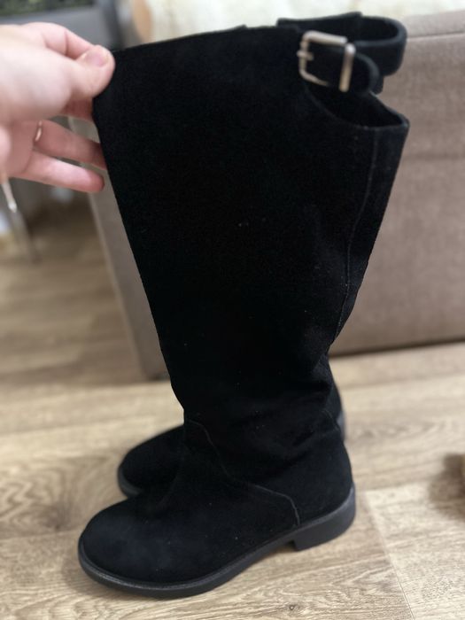 сапожки замшеві,зимні