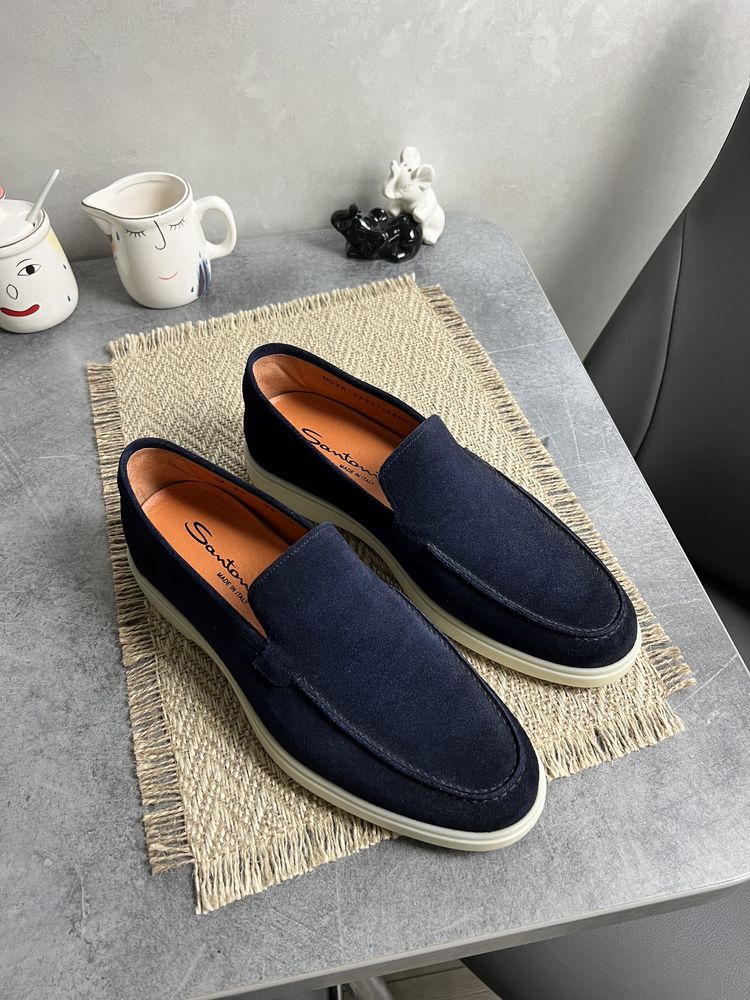 Лофери Santoni Loafers Loro Piana Summer Walk