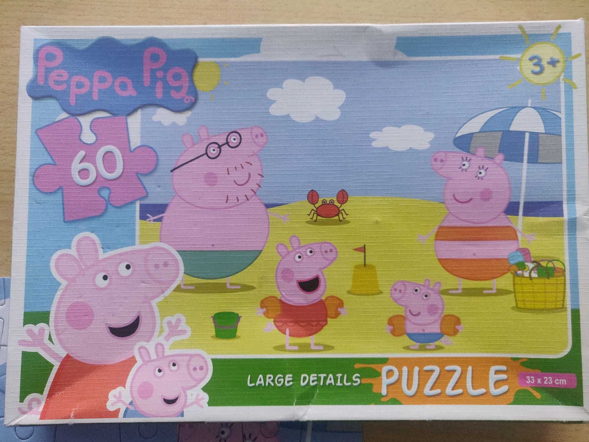 Пазл PEPPA PIG 60 элементов для детей от 3 лет. Размер: 33 х 23 см