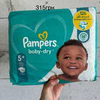 Подгузники Pampers Baby-dry 5+  (12-17кг) 35 штуки