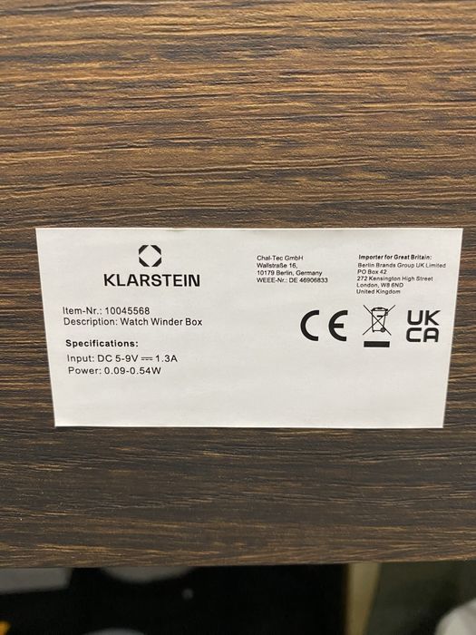 Ротомат віндер ротатор з Німеччини Klarstein Brienz 4 10045568