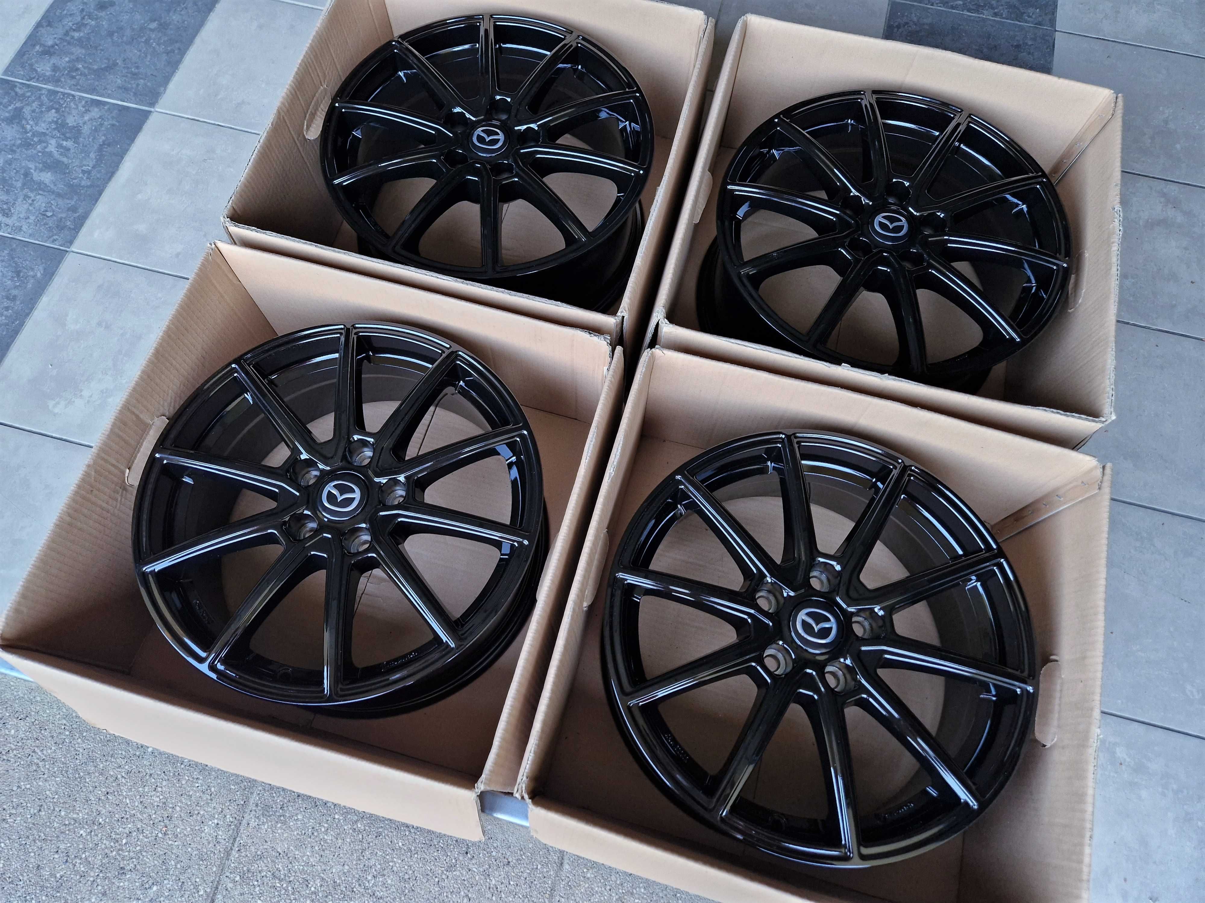 Alufelgi 17 5x114,3 Mazda CX-3 CX-5 CX-7 CX-8 MPV MX-3 MX-5 Czarne 71#
