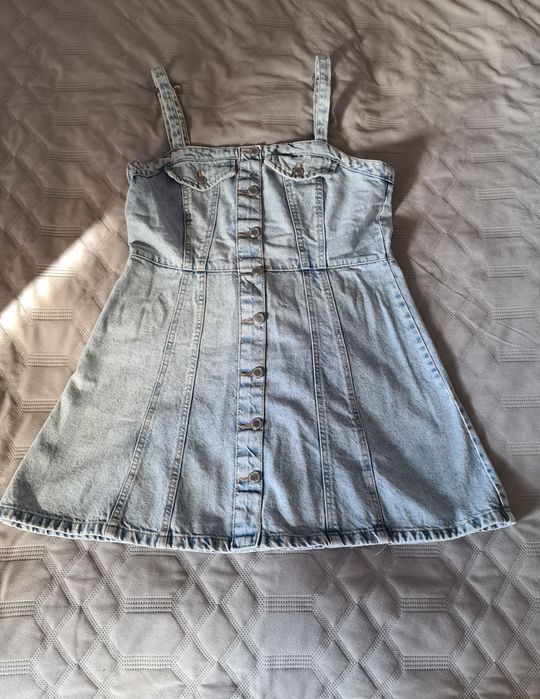 Sukienka jeansowa sarafan