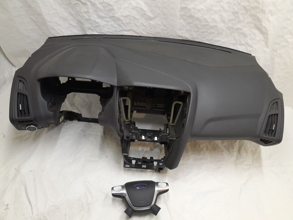 Ford Focus mk3 deska kokpit konsola airbag demontaż oryginał