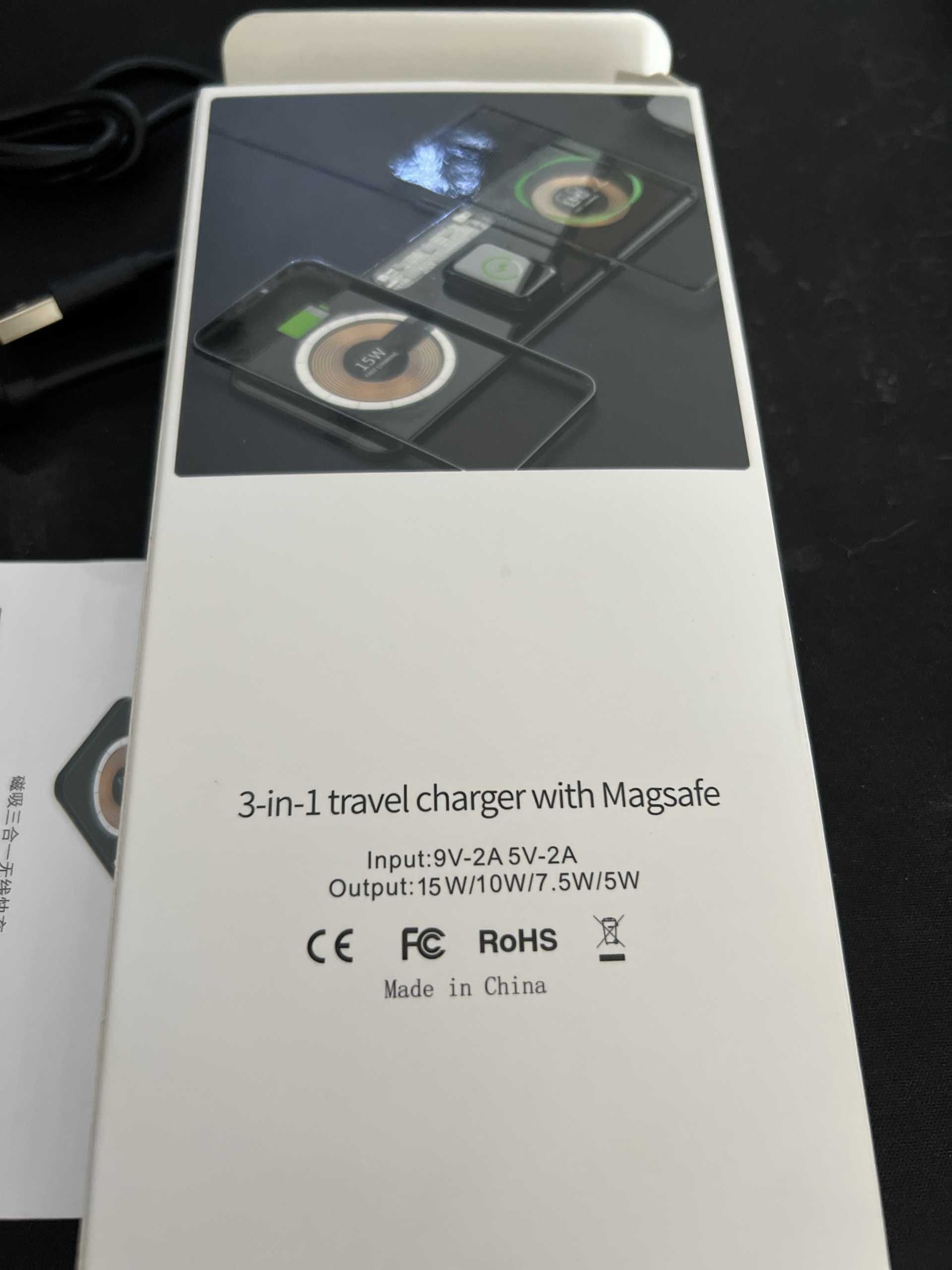 Ładowarka dual charger MagSafe 2x indukcja nowa