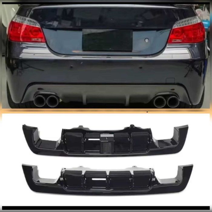 Диффузор на BMW E60 спойлер губа пороги зеркала сплиттер сплiтер