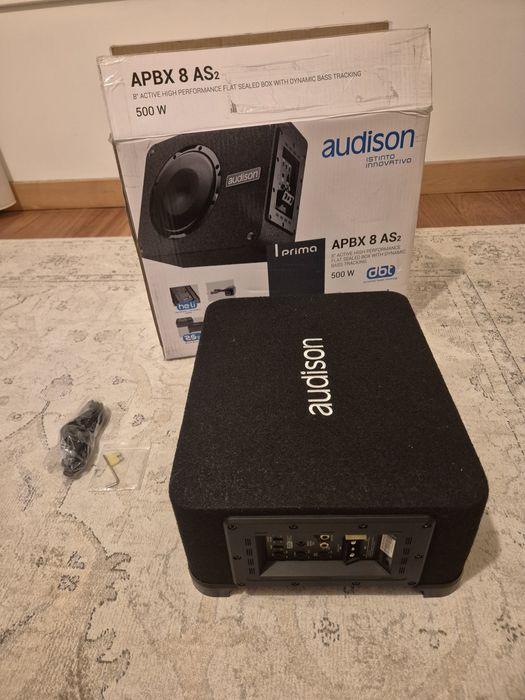 Audison PRIMA APBX 8 AS2 8 “Subwoofer
500 W máx. / 250 W RMS