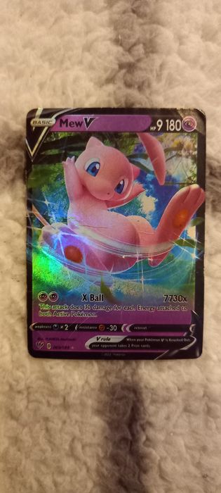 Karta pokemon Mew V