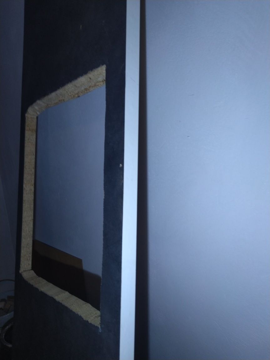 Blat 168x60cm, grubość 3,80cm, BDB, listwa, BRW, otwór
