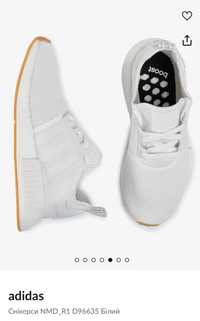 Снікерcи adidas nmd_r1 d96635 білий