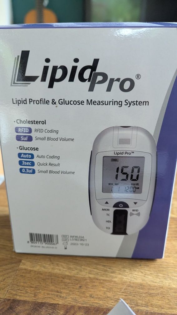 Aparat LipidPro do pomiaru cholesterolu i glukozy (stan bdb)