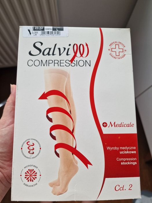 Pończochy kompresyjne 2 klasy ucisku