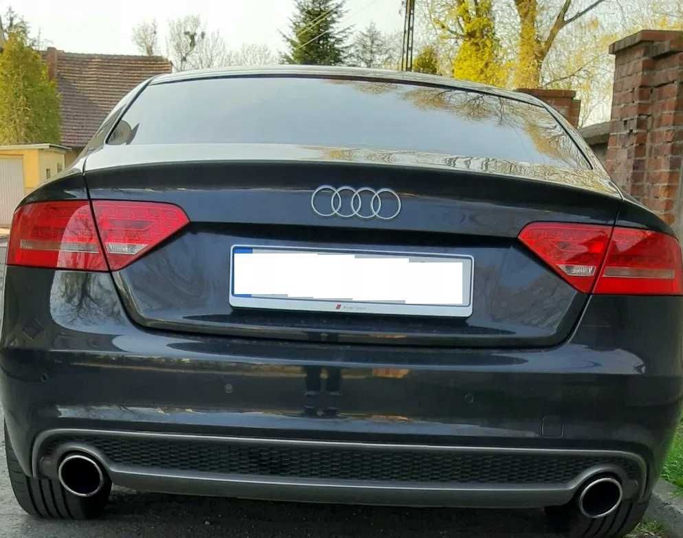 tłumik sportowy wydech przelot AUDI A5 A4 B8 100mm