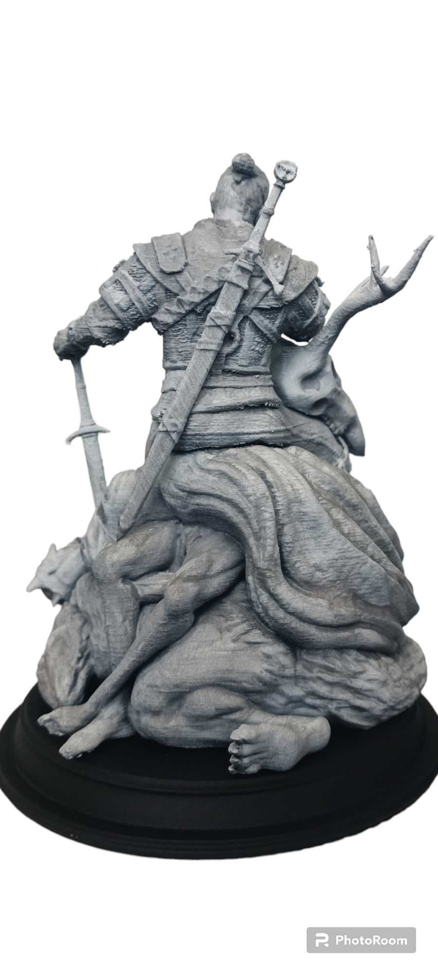 Model, figurka Geralt duża na podstawce. Wiedźmin