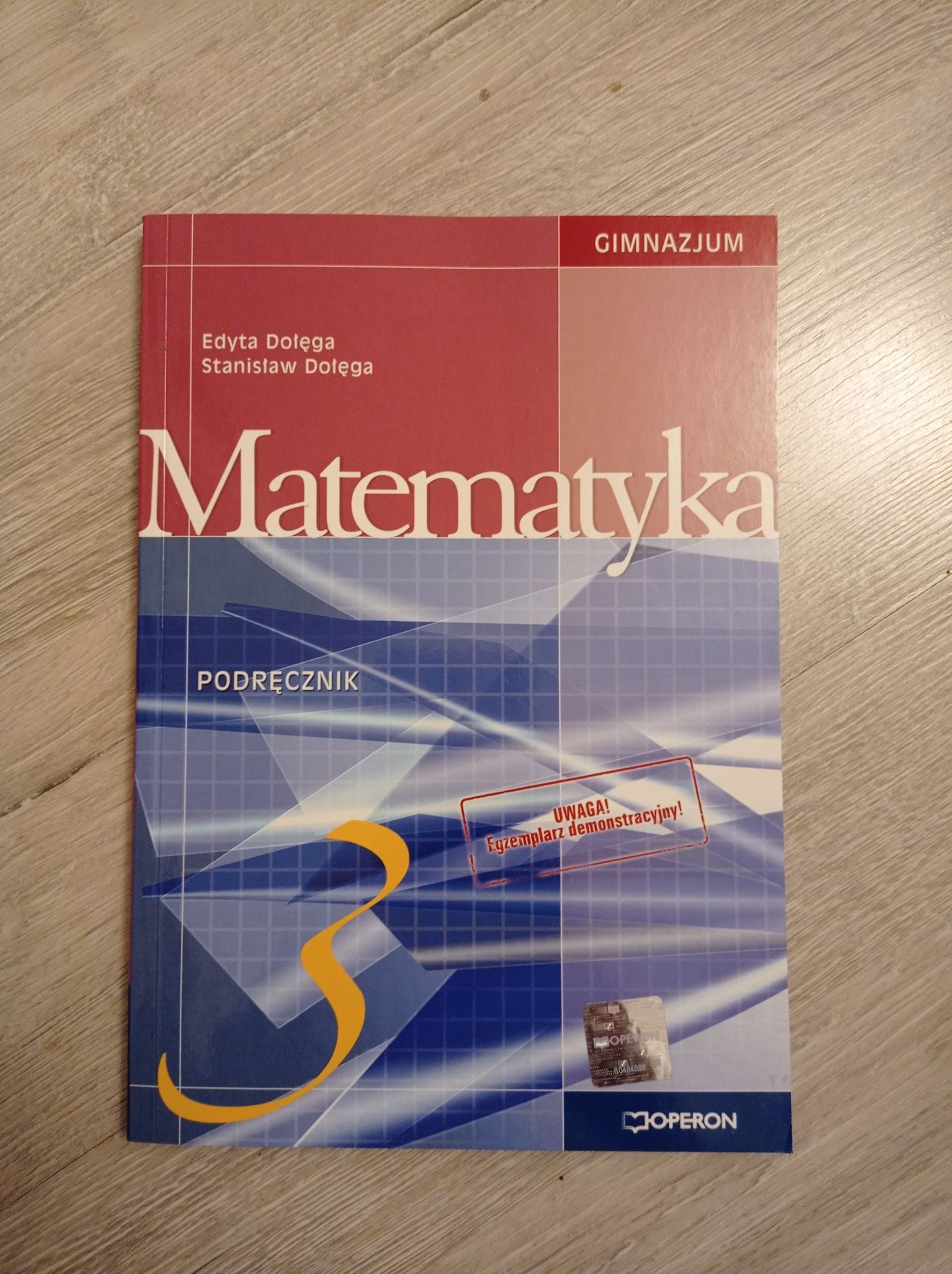 Matematyka 3. Edyta Dołęga