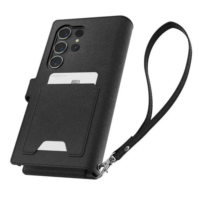 Чехол-книжка Spigen Wallet S Plus для Samsung Galaxy S24 Ultra Black