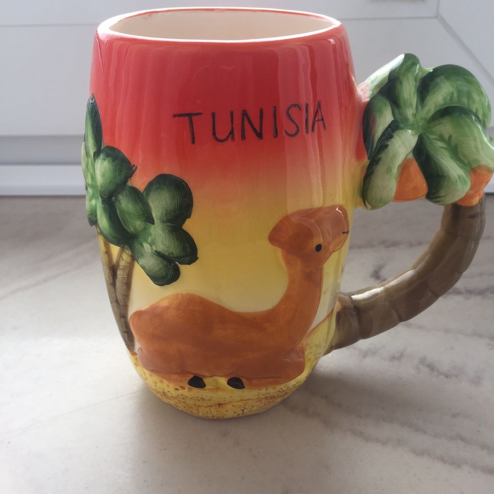 Kubek oryginalny z Tunezji Tunisia duży