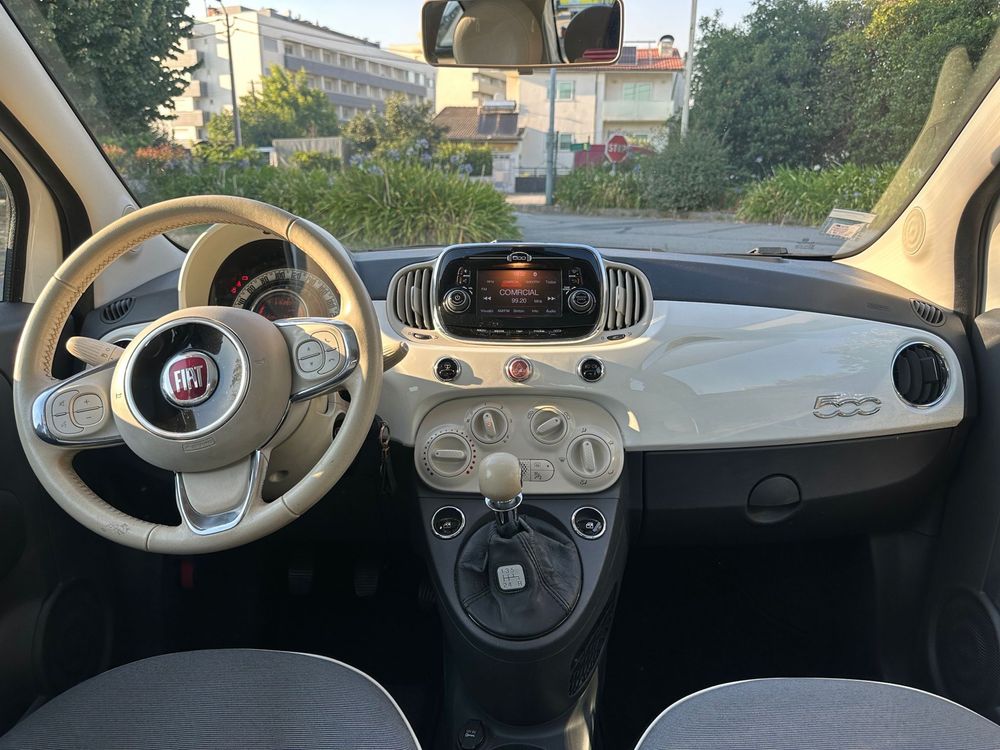 Fiat 500 1.2 Lounge – 2017 – 73.000km – Excelente estado!