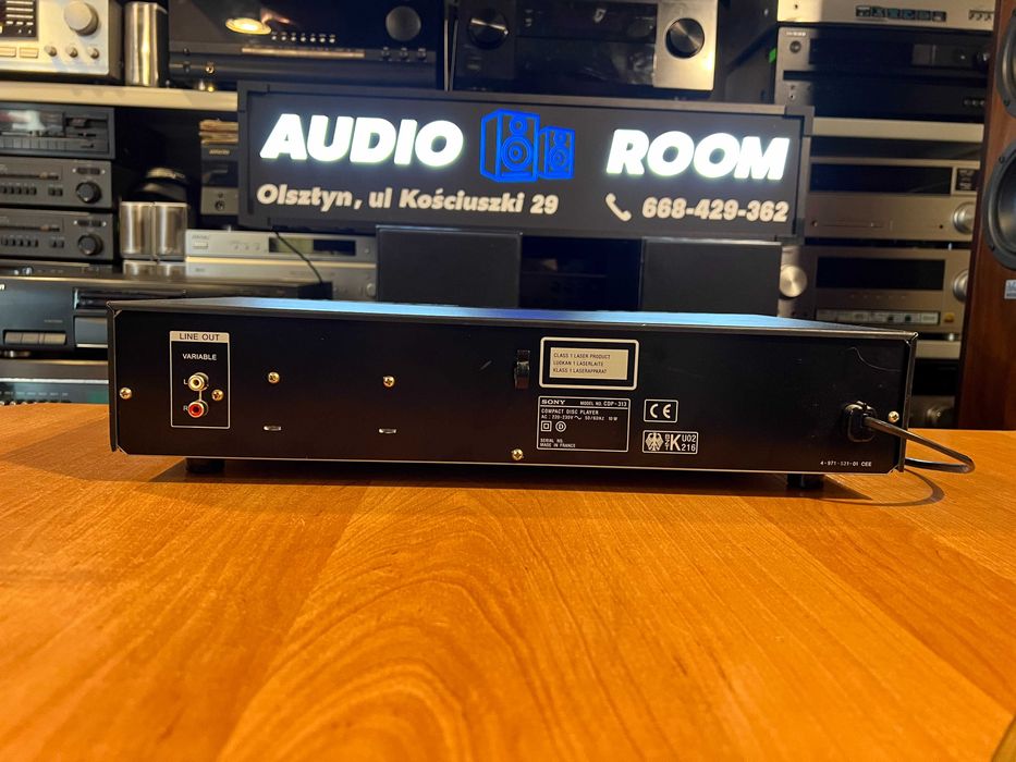 Sony CDP-313 Odtwarzacz płyt CD, Audio Room
