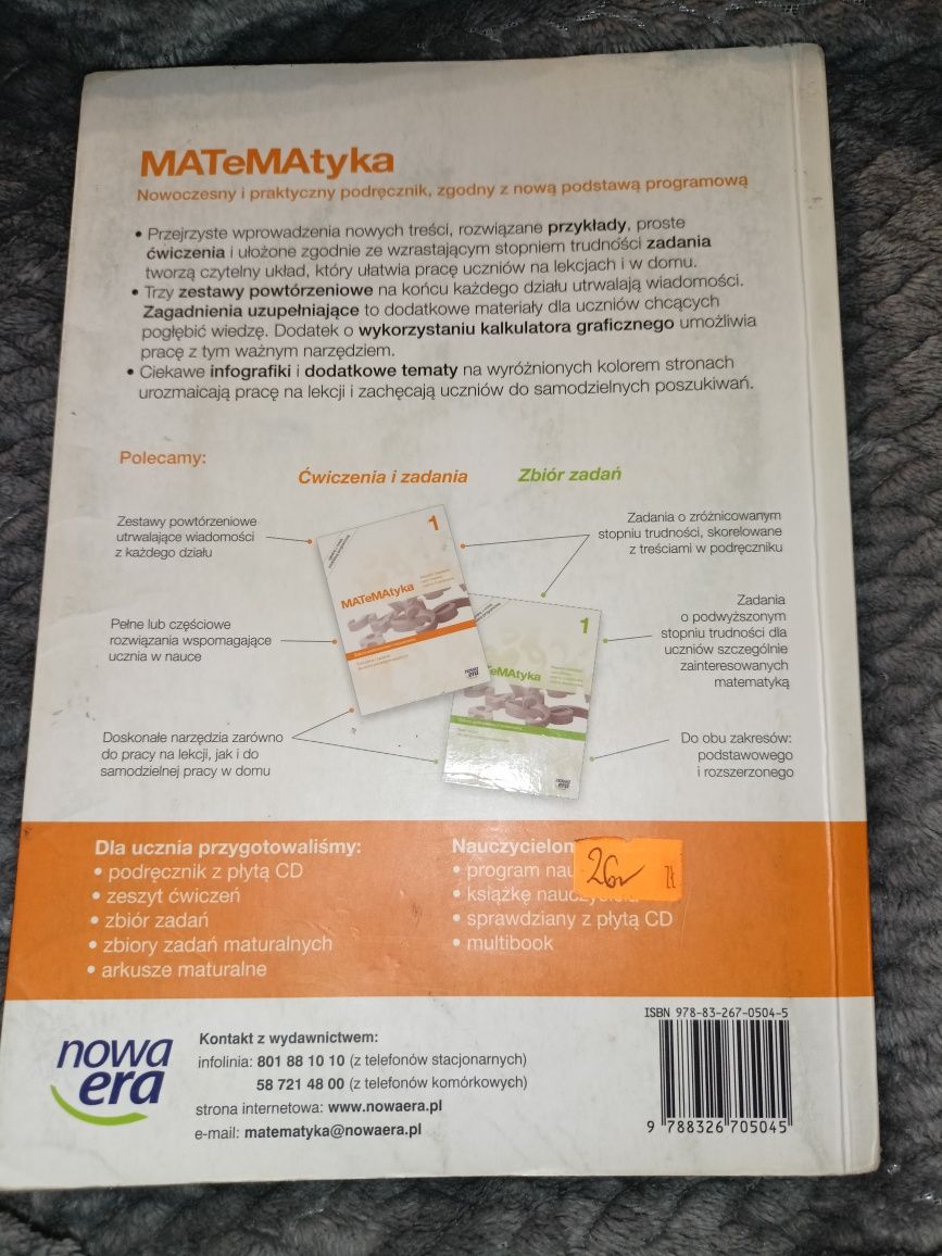 Podręcznik MATeMAtyka 1