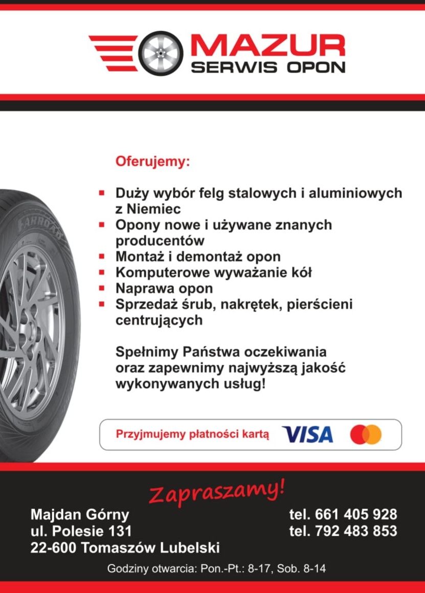 Opony letnie 225/50R17 98Y Dębica Presto UHP 2 gr GoodyearMontaż