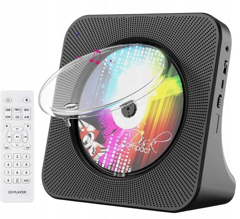 Gueray Kc-806 Przenośny Odtwarzacz Cd Bluetooth Radio Fm Z Głośnikiem