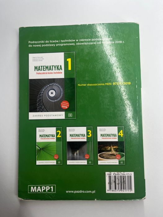 Podręcznik Matematyka 1