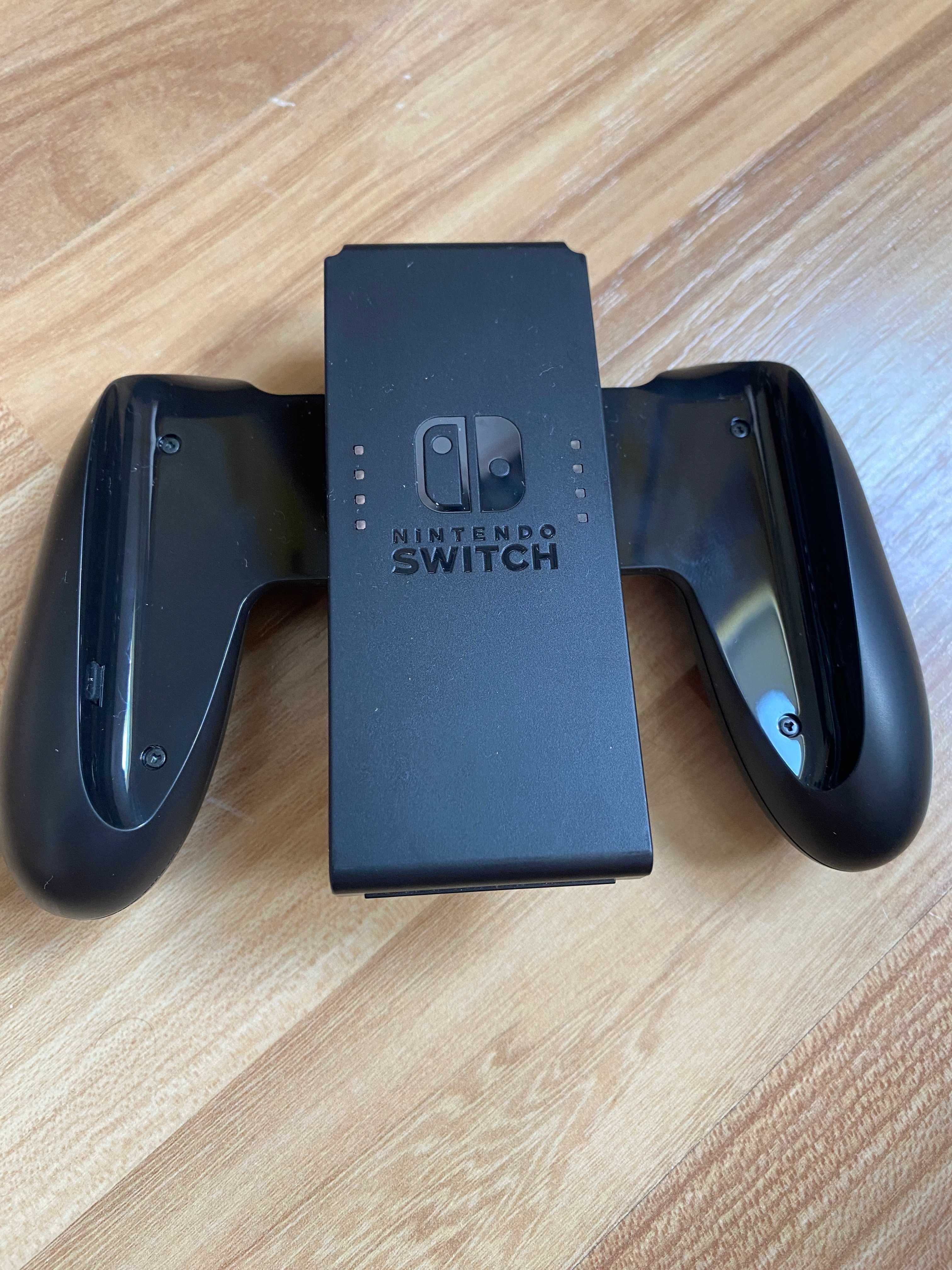 Nintendo Switch OLED + akcesoria (stan idealny), zakupione 12.2024