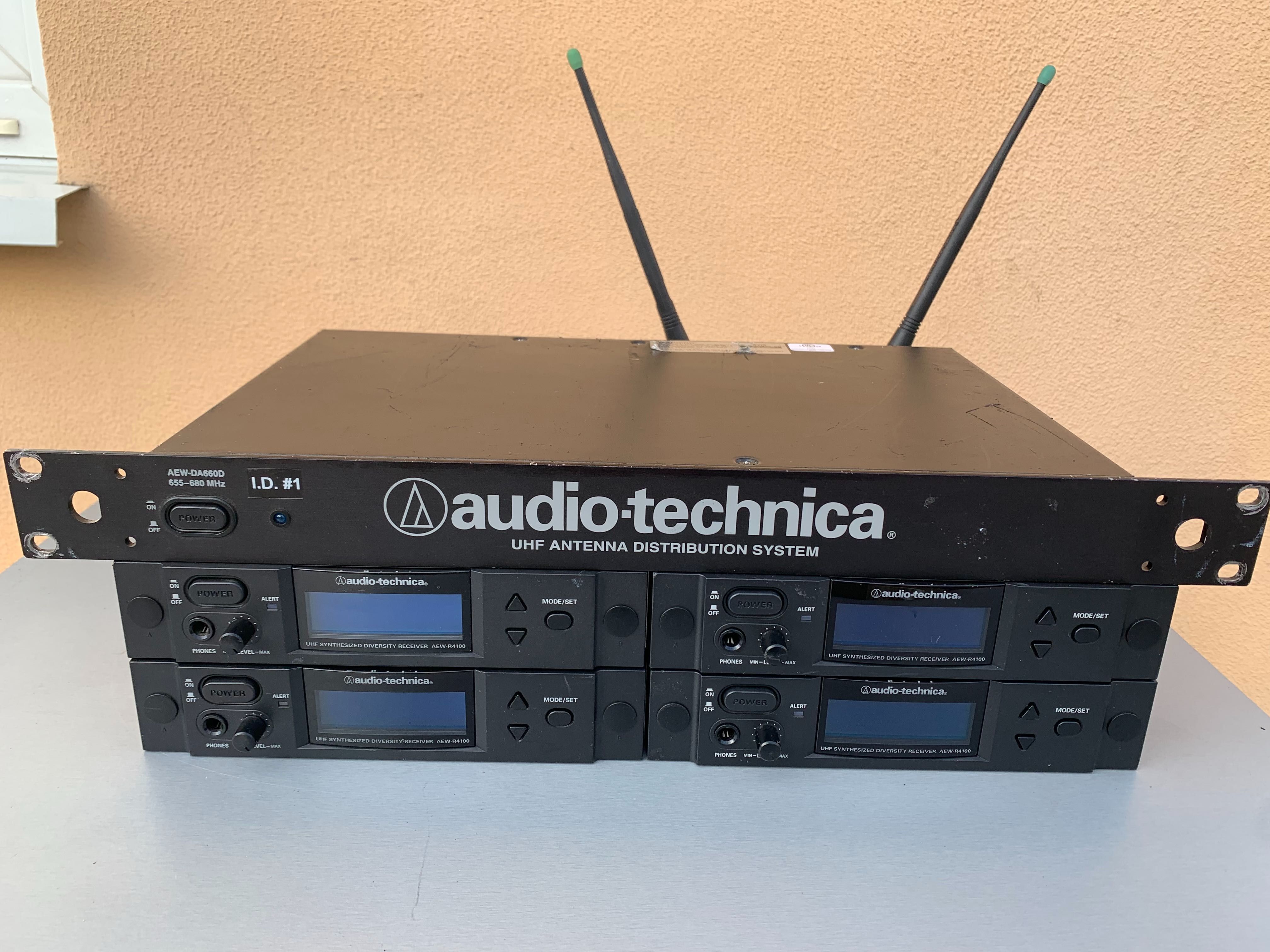 Радиосистема Audio-Technica AEW-R5200, Sennheiser EM 550g2