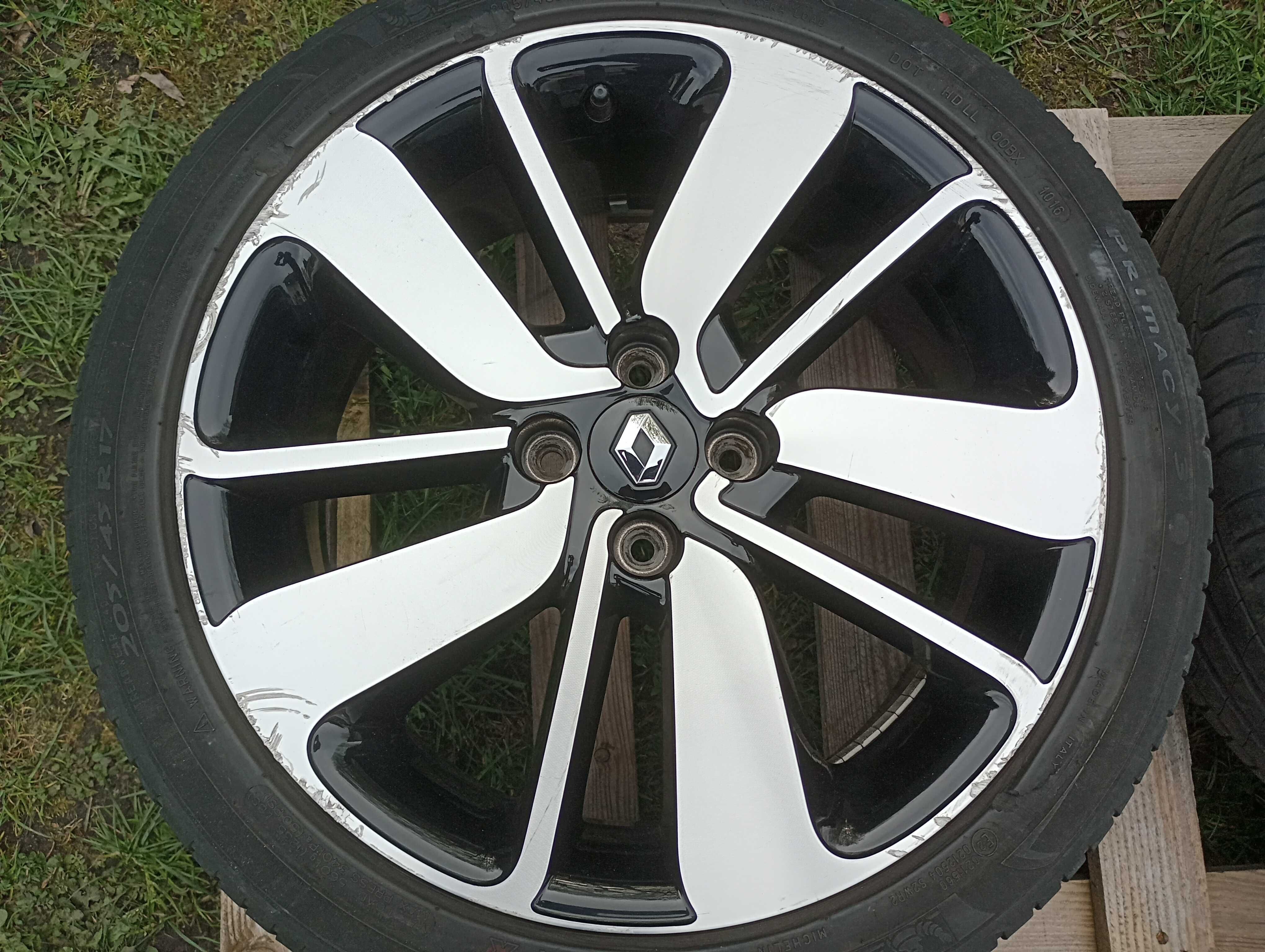 Alufelgi 17 cali 4x100 RENAULT Clio Captur ZOE Megane DACIA opony lato