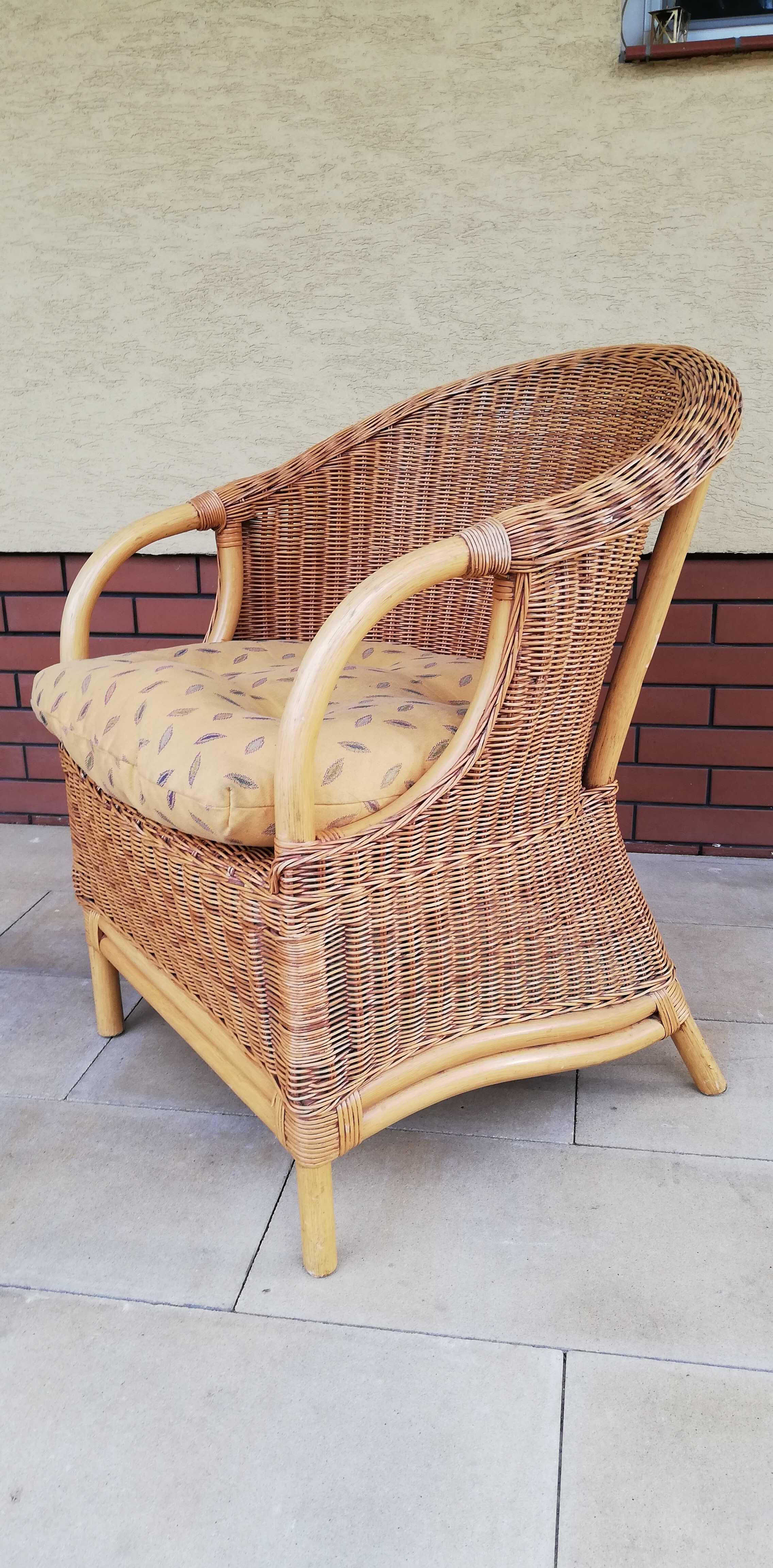 fotel rattanowy meble fotele wypoczynek krzesło rattanowe ikea kanapa