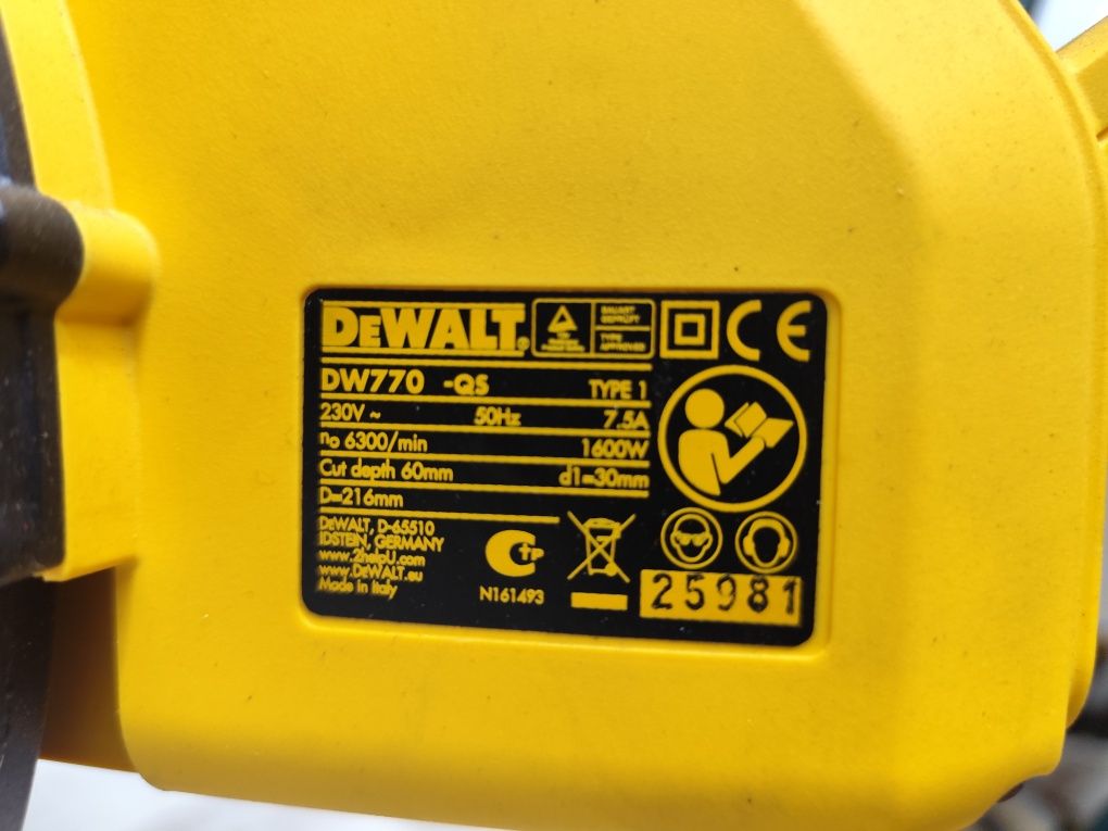 DeWal DW770 мережева торцовка Девол оригінал пила