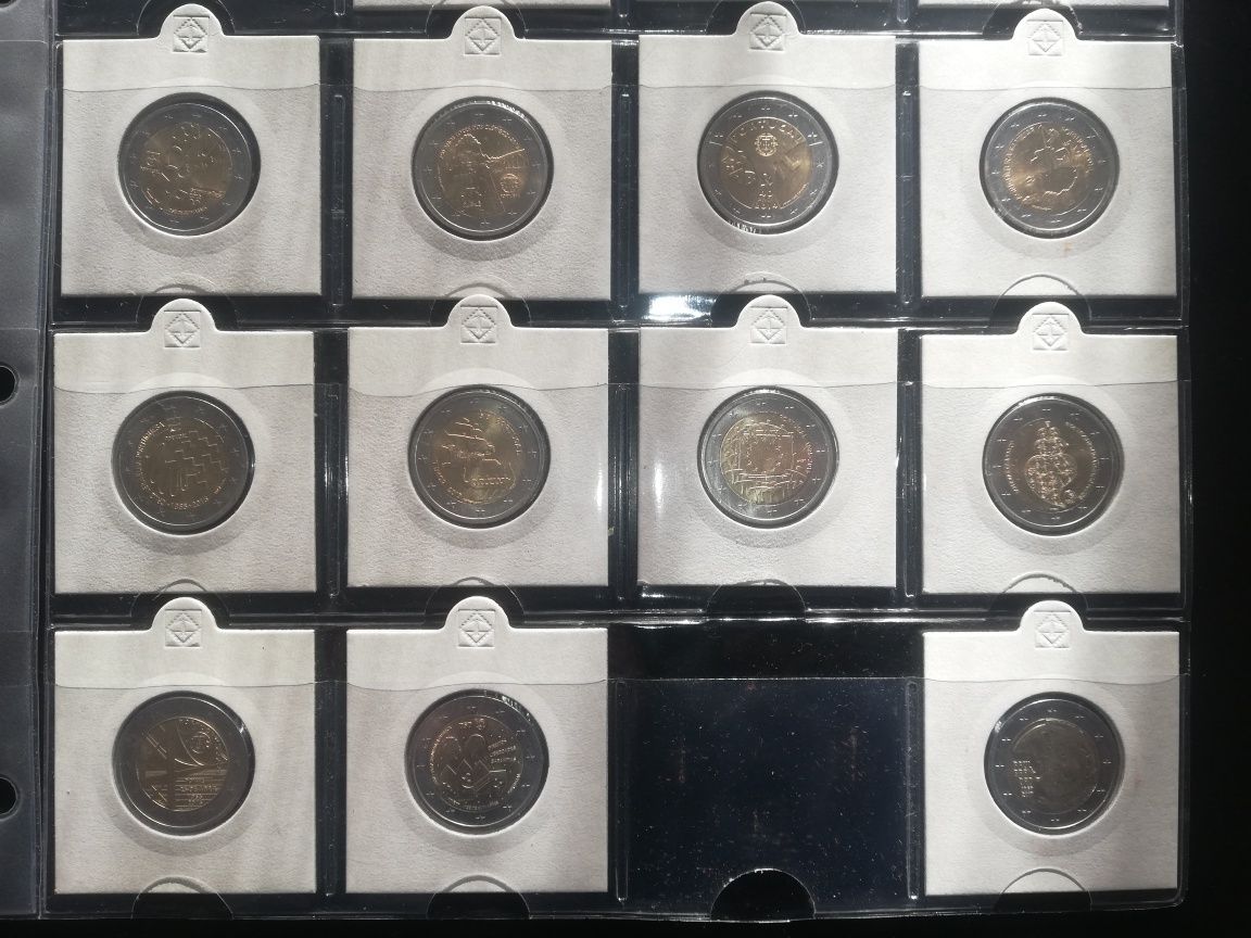 27 Moedas comemorativas 2€ UNC Portuguesas