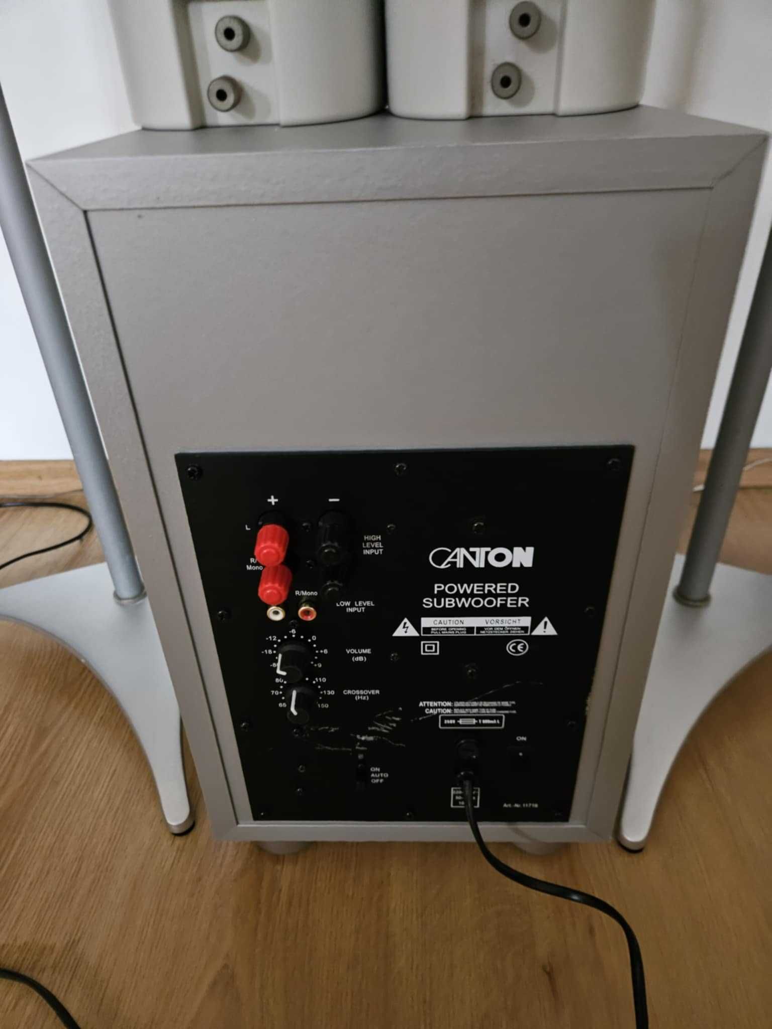 Głośniki 9.1 Canton Plus XS 6 satelity 2 Monitory Plus GXL+ Sub AS60CX