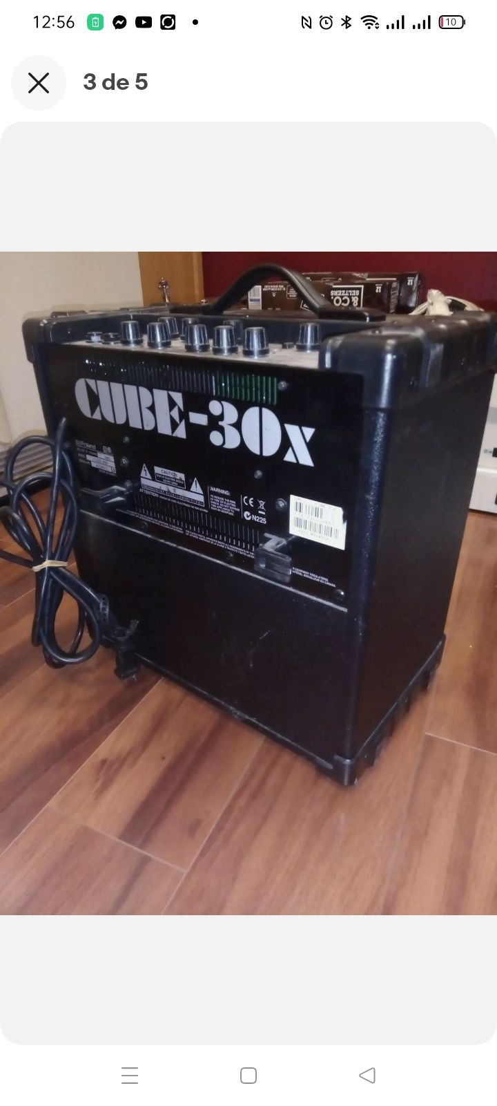 Amplificador Roland cube 30 X