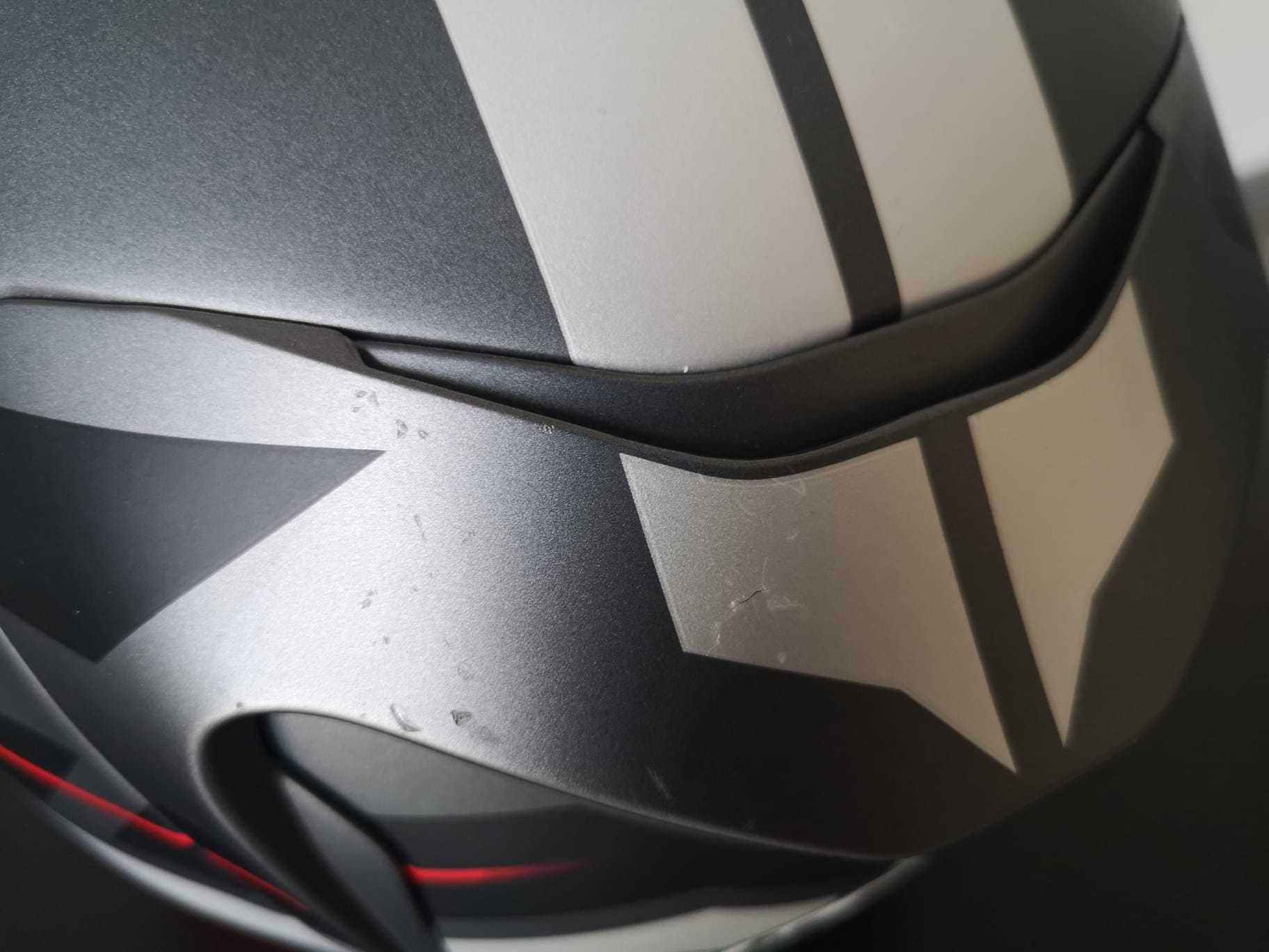 Kask HJC RPHA 11 NECTUS BLACK/RED/WHITE biały czarny czerwony XL