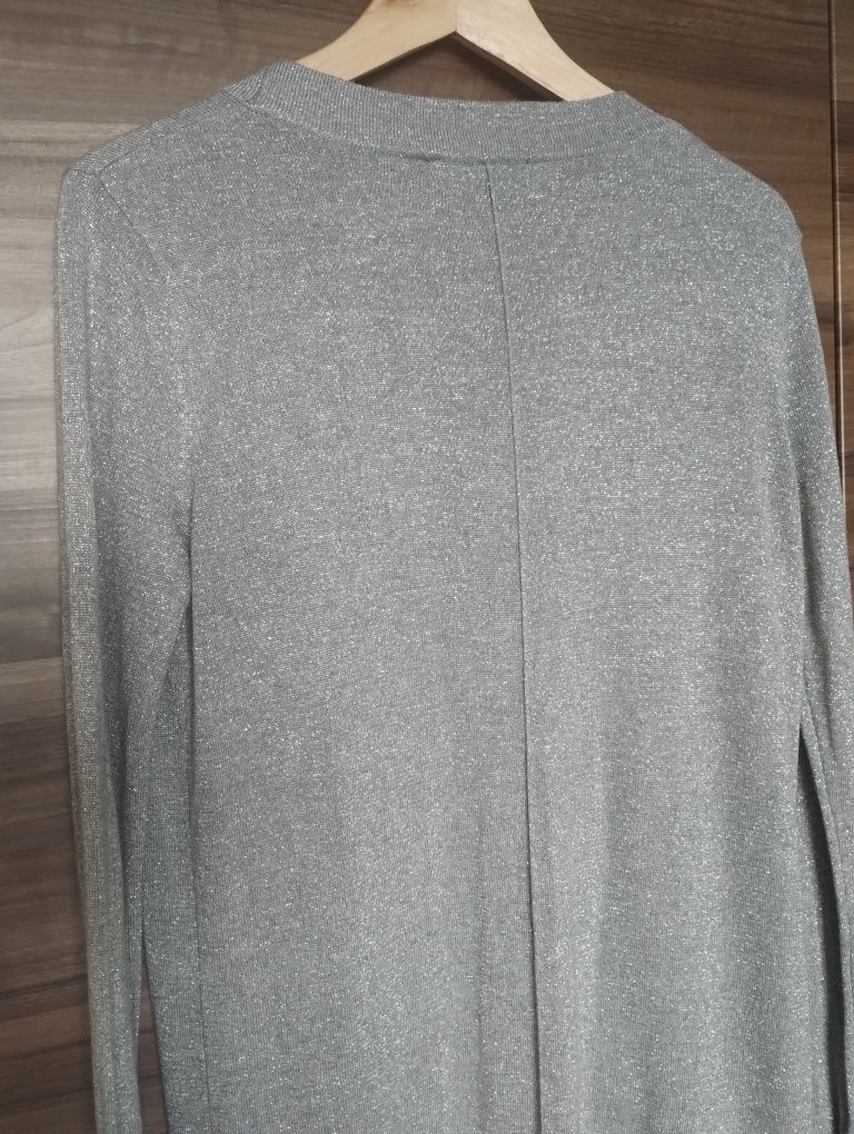 Długi cienki sweter kardigan 38 top secret