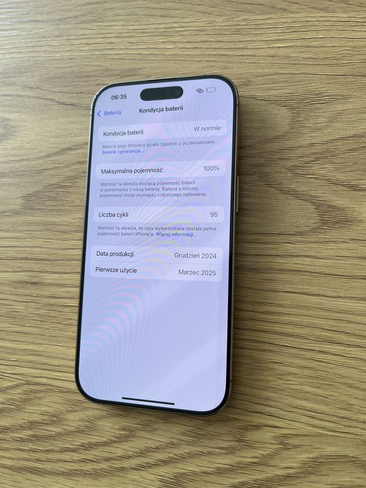 iPhone 16 Pro bateria 100%