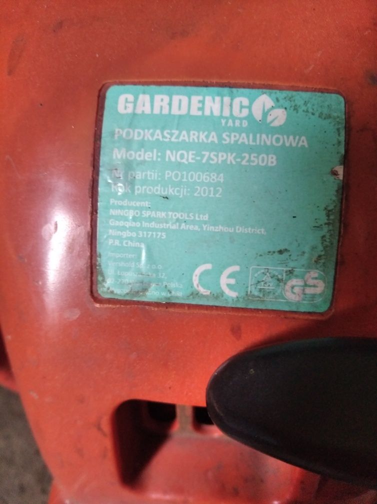 Podkaszarka gardenic NQE-7SPK-25OB z biedronki uszkodzona rura końcowa
