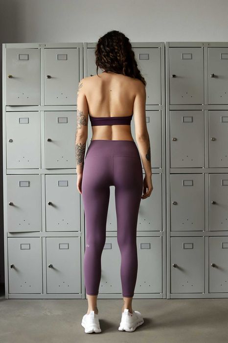 Легінси Alo Yoga Stretch High Waist Sports Leggings Light Purple