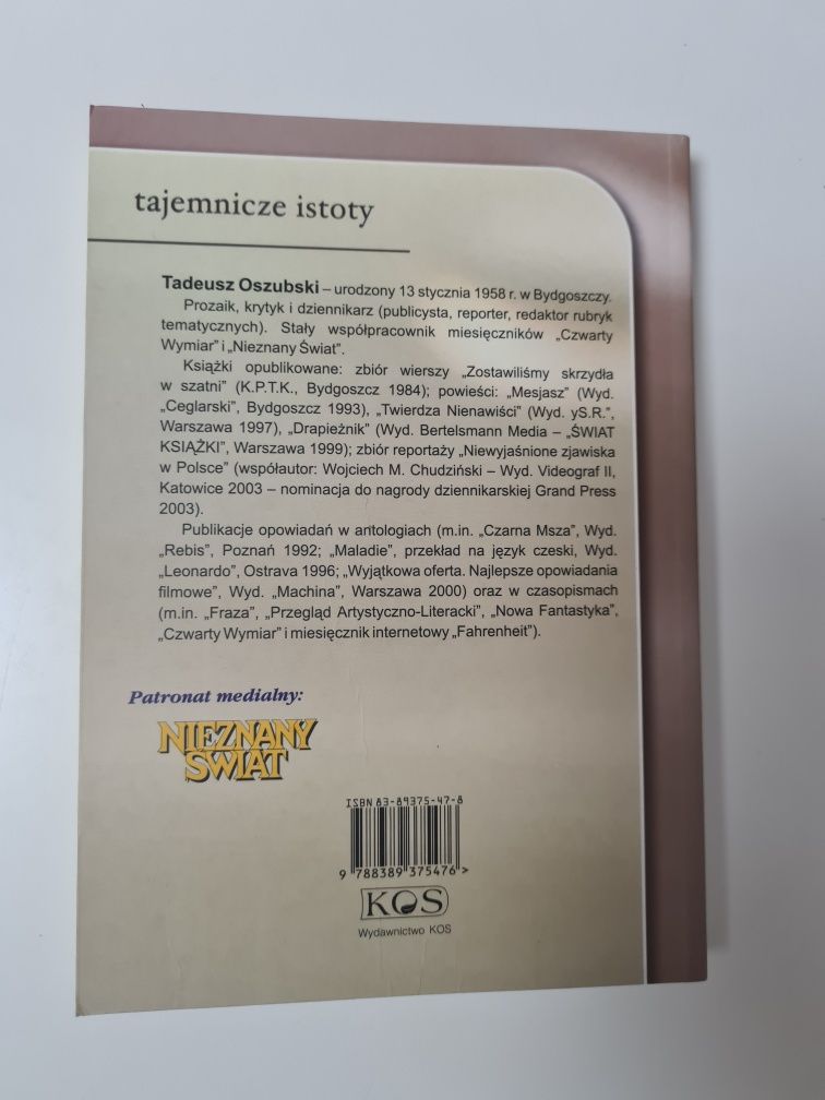 Tajemnicze istoty - Tadeusz Oszubski x'