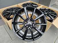 Nissan 17 " Nowe 5x114,3 Juke Qashqai Rogue Felgi Czarne Alufelgi ET35