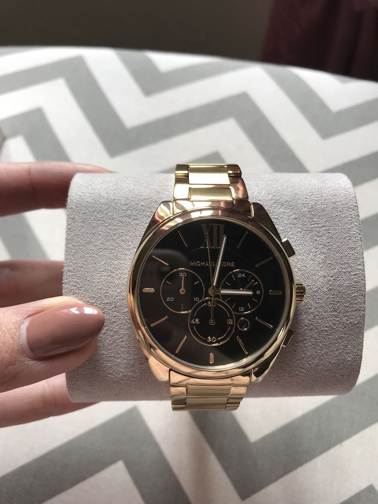 Relógio Michael Kors Dourado Novo