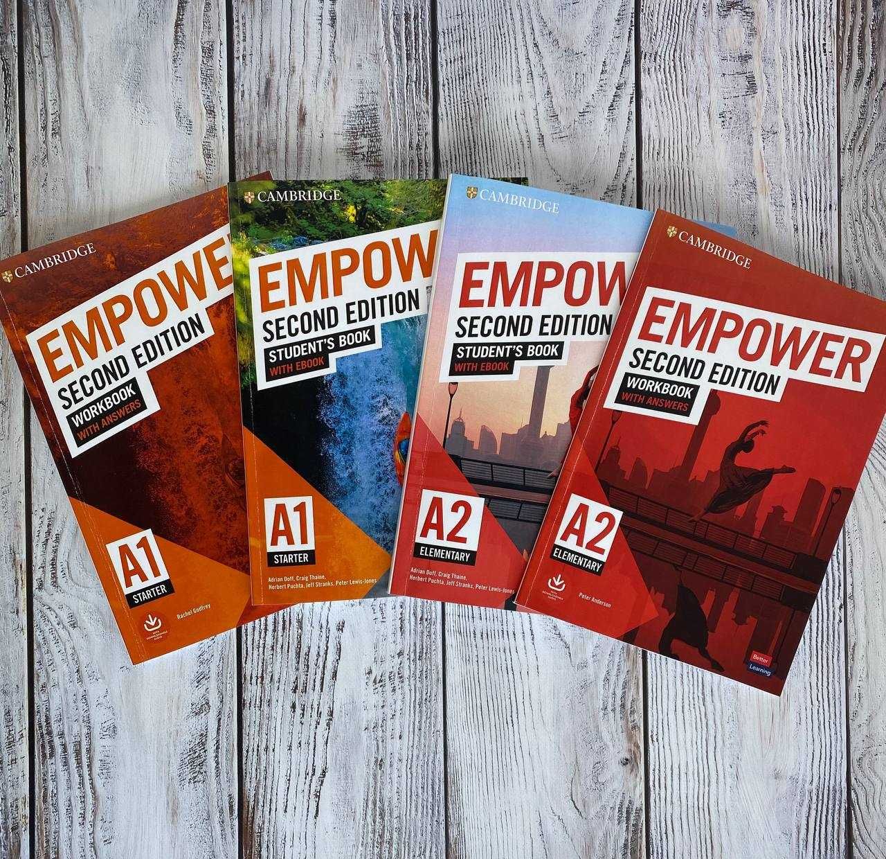 Empower 2nd edition A1, A2, B1, B1+